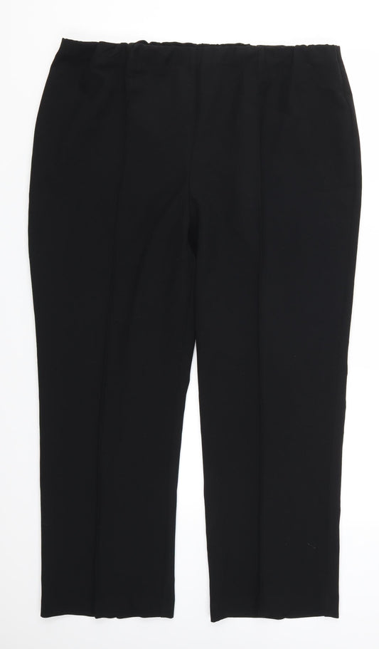 Bonmarché Womens Black   Trousers  Size 20 L27 in