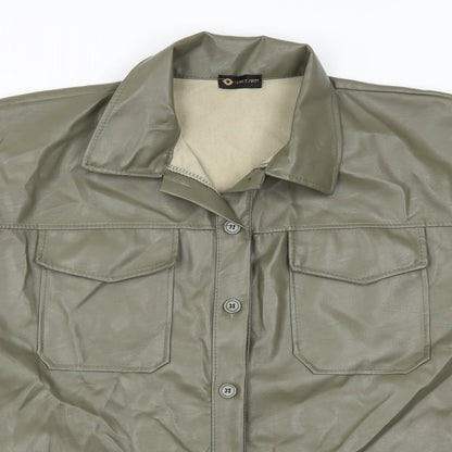 Preloved I SAW IT FIRST Womens Green   Basic Button-Up Size L - Detail