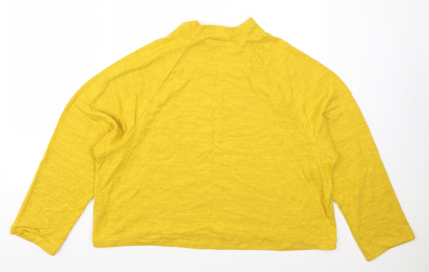 H&M Womens Yellow   Pullover Jumper Size L