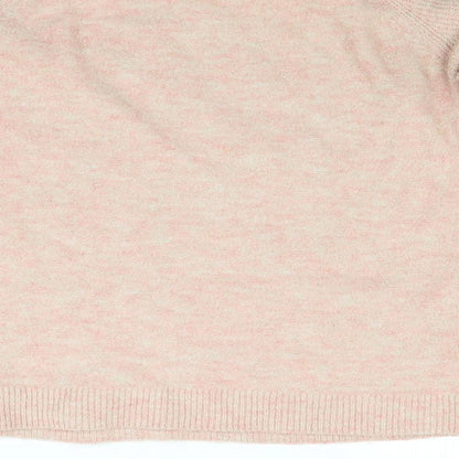 Preloved Papaya Girls Pink  Knit Pullover Jumper Size S - Label