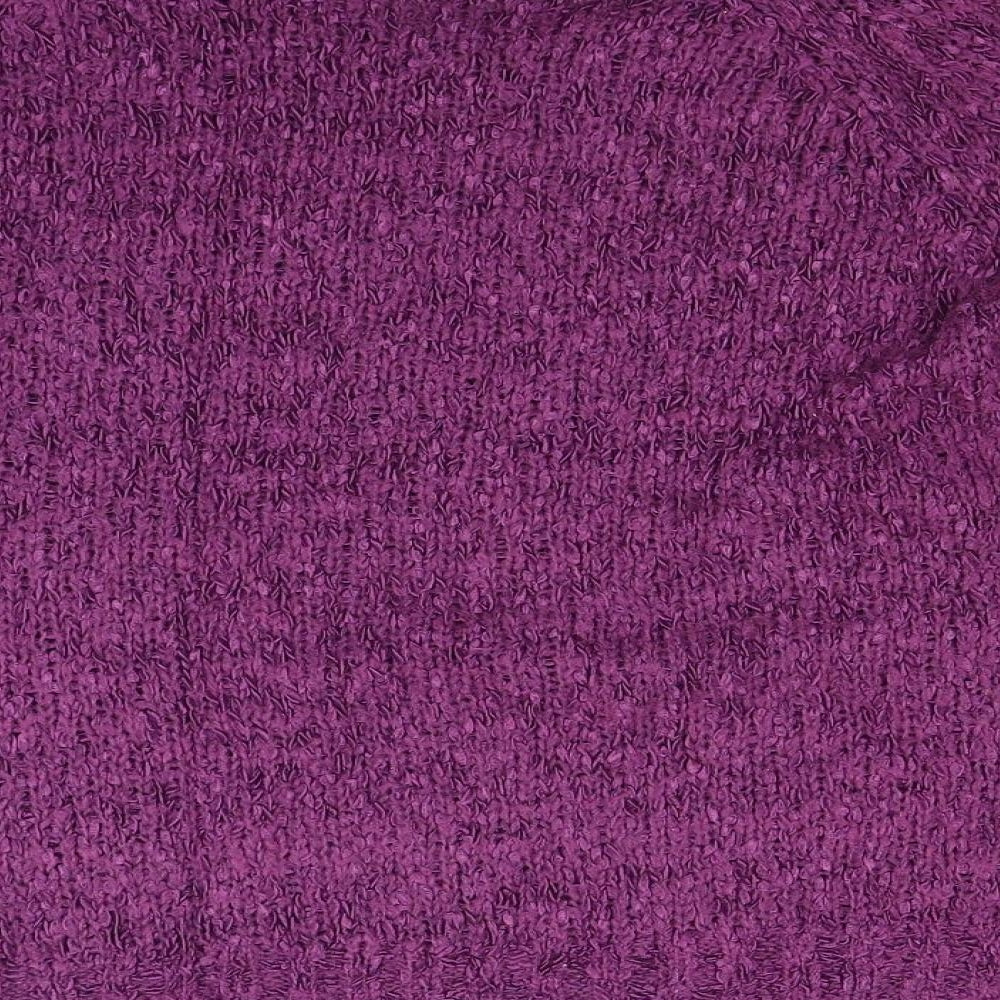 George Womens Purple  Knit Pullover Jumper Size 14