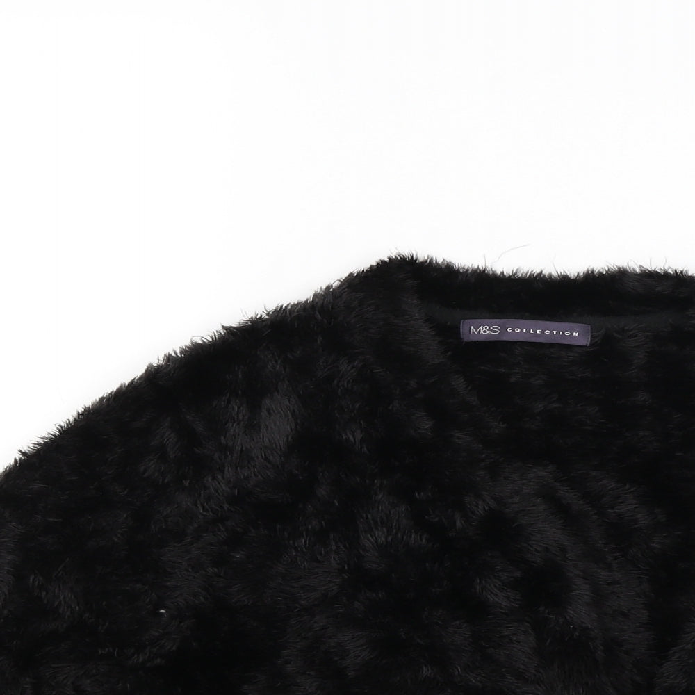 Marks and Spencer Womens Black   Jacket Coat Size 16