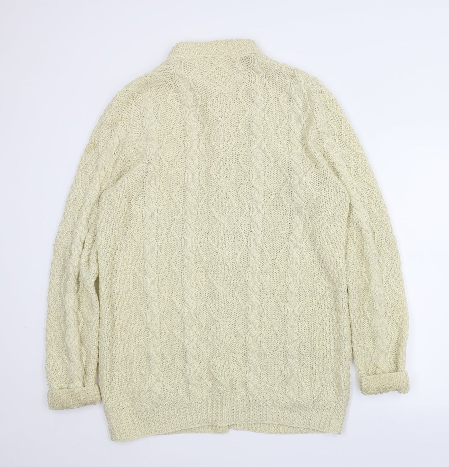 Preworn Womens Ivory   Cardigan Jumper Size L