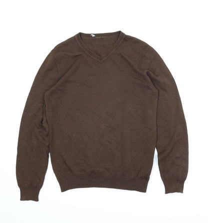 Preloved George Girls Brown   Pullover Jumper Size 12-13 Years - Front