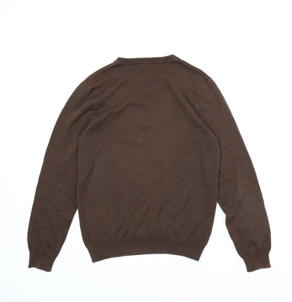 Preloved George Girls Brown   Pullover Jumper Size 12-13 Years - Back