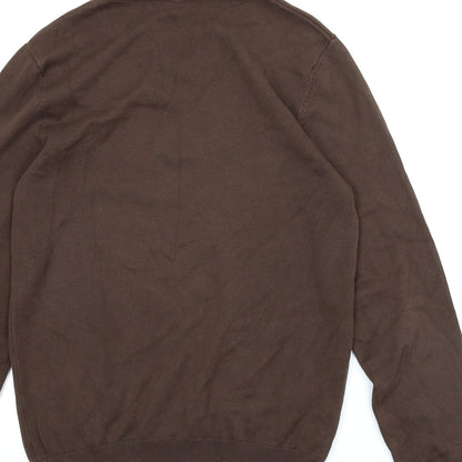 Preloved George Girls Brown   Pullover Jumper Size 12-13 Years - Label