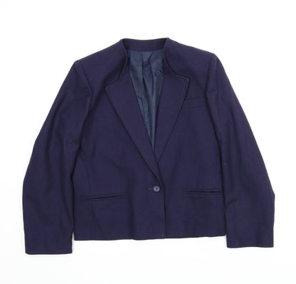 Preloved Hunter Carson Womens Blue   Jacket  Size 10 - Front