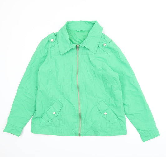 Being Casual Womens Green   Jacket  Size 14
