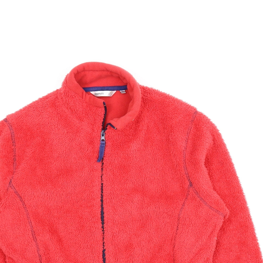 Amoretti Womens Red  Fleece Jacket  Size M