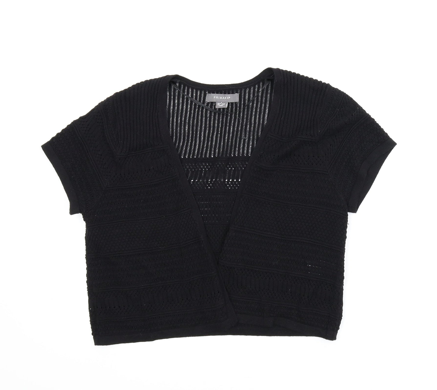Primark Womens Black   Cardigan Jumper Size S