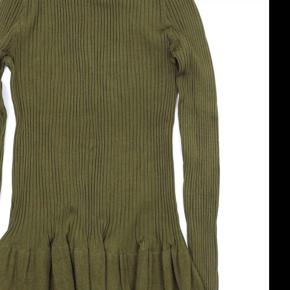 H&M Womens Green   Pullover Jumper Size S