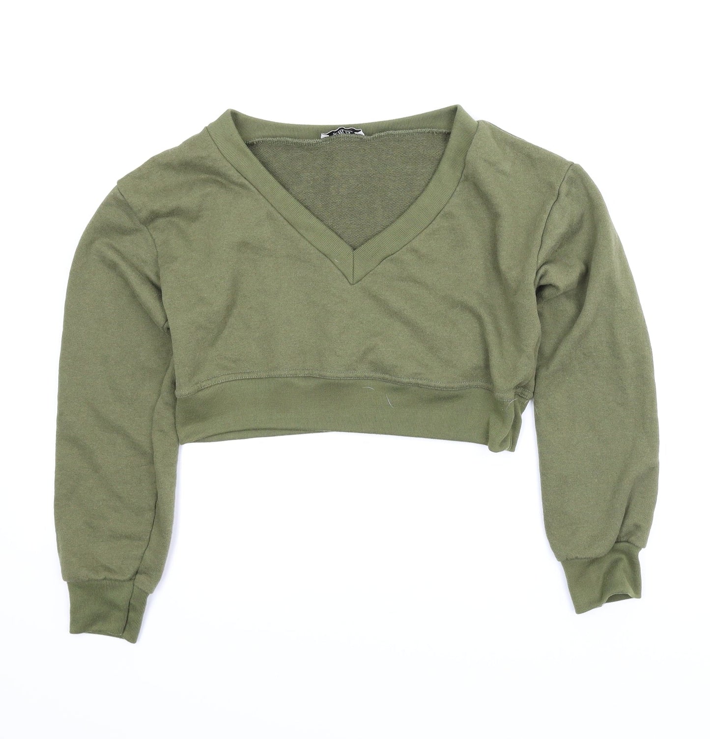 RMB Womens Green   Pullover Jumper Size M  - Cropped