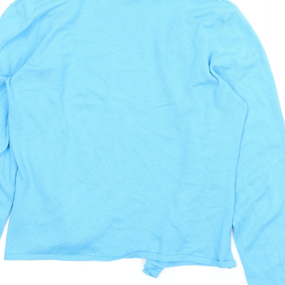 Preloved QED Womens Blue   Cardigan Jumper Size M - Label