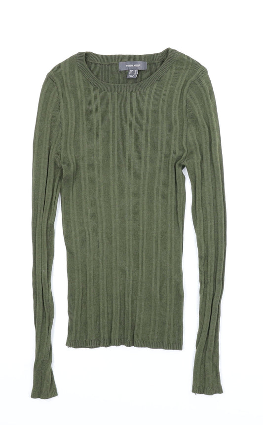 Primark Womens Green   Pullover Jumper Size 12
