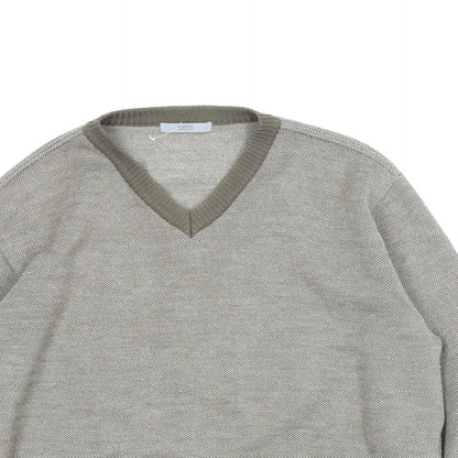 Preloved M&S Mens Green   Pullover Jumper Size M - Detail