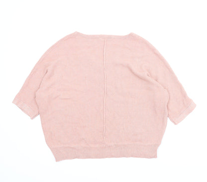 Preloved Select Womens Pink   Pullover Jumper Size L - Back