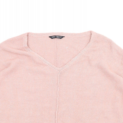 Preloved Select Womens Pink   Pullover Jumper Size L - Detail