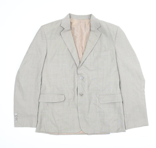 Amar Mens Brown   Jacket Suit Jacket Size 40