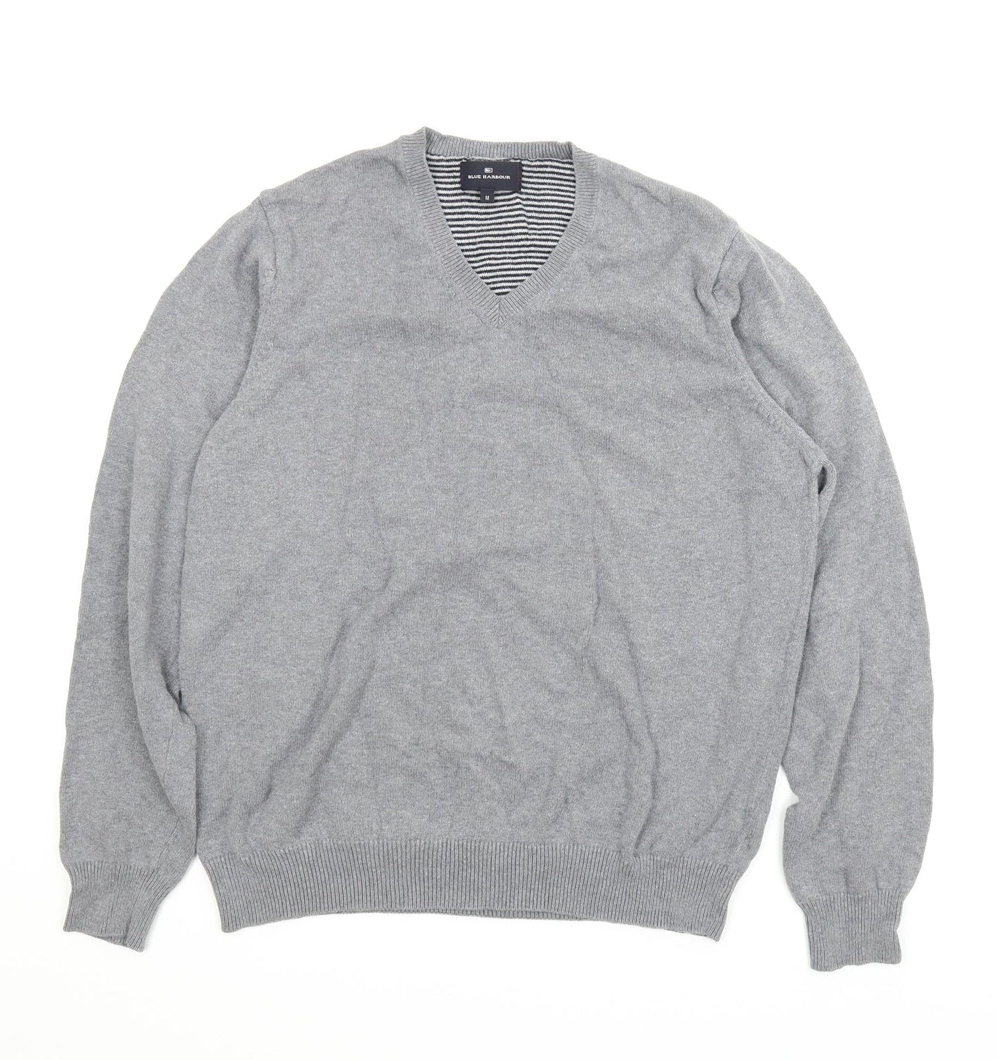 M&S Mens Grey   Pullover Jumper Size M