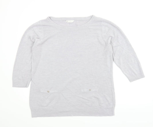 BHS Womens Grey   Pullover Jumper Size 18