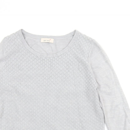 Preloved Per Una Womens Grey   Pullover Jumper Size M - Detail