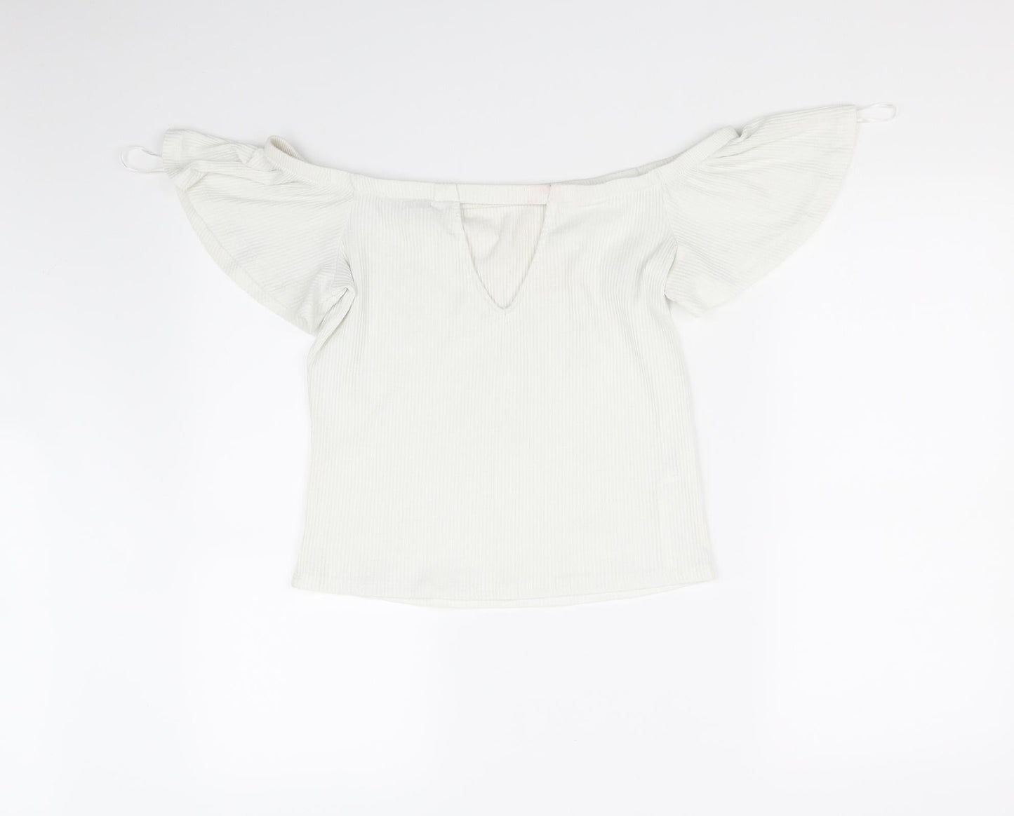 Ming Womens White   Basic T-Shirt Size M