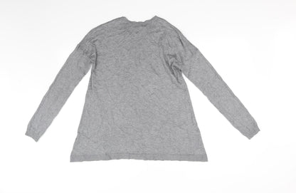 Preloved Atmosphere Womens Grey   Basic T-Shirt Size 10 - Back