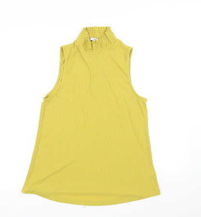 Preloved NEXT Womens Yellow   Basic T-Shirt Size 14 - Front