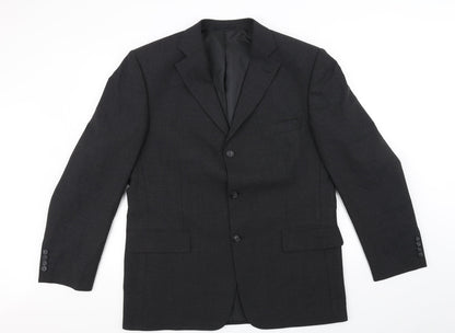 Preloved Armando Mens Grey   Jacket Blazer Size 42 - Front