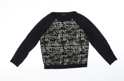 Preloved Marks and Spencer Womens Black   Pullover Jumper Size 10 - Front