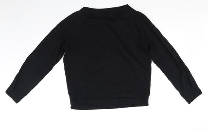 Preloved Marks and Spencer Womens Black   Pullover Jumper Size 10 - Back