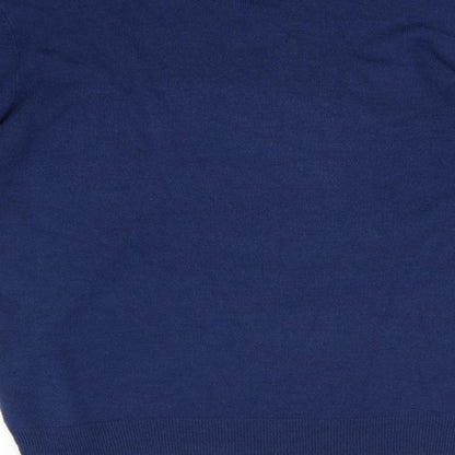 Preloved Peacocks Mens Blue   Pullover Jumper Size L - Label