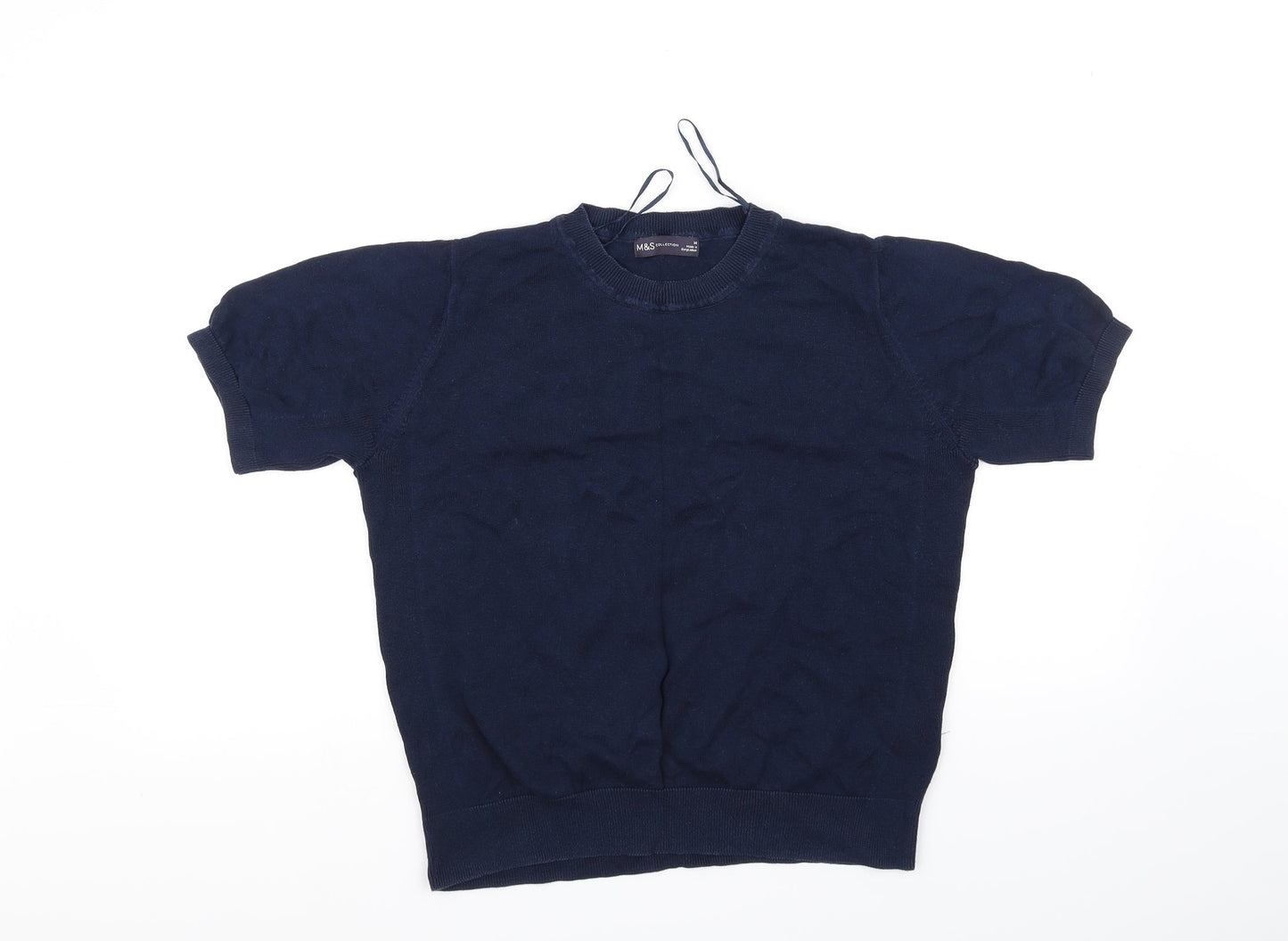 Marks and Spencer Womens Blue   Basic T-Shirt Size 14