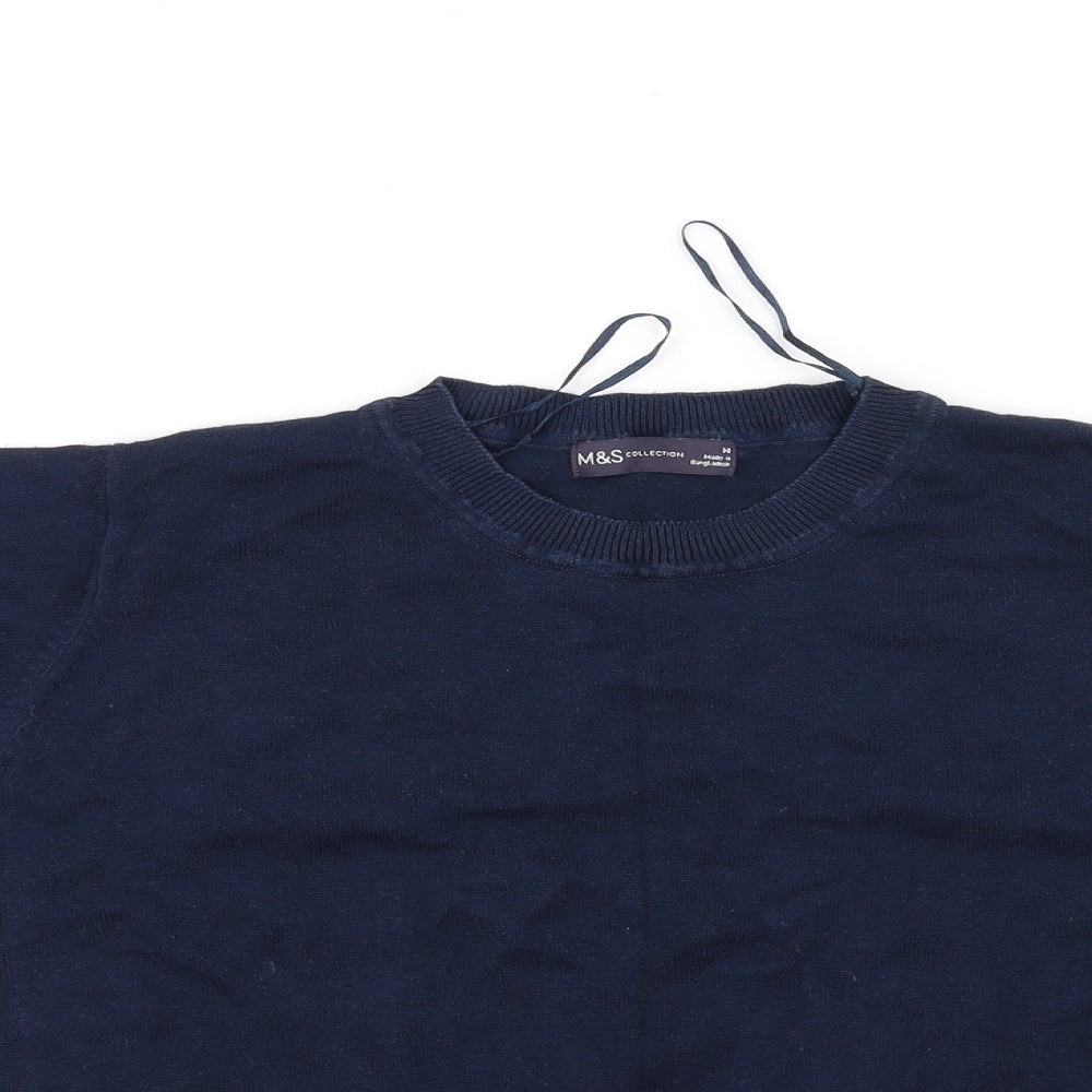 Marks and Spencer Womens Blue   Basic T-Shirt Size 14