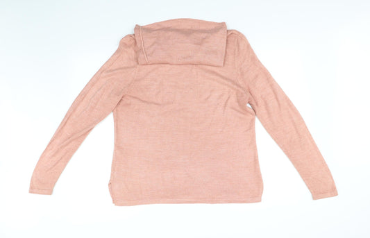 Marks and Spencer Womens Orange   Pullover Jumper Size 14