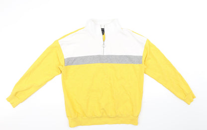 Preloved New Look Womens Yellow   Pullover Jumper Size 12 - Front