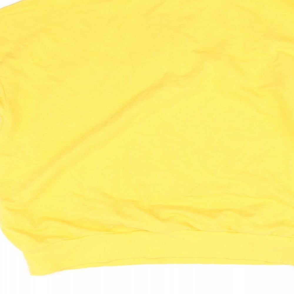 New Look Womens Yellow   Pullover Jumper Size 12