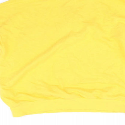 Preloved New Look Womens Yellow   Pullover Jumper Size 12 - Label