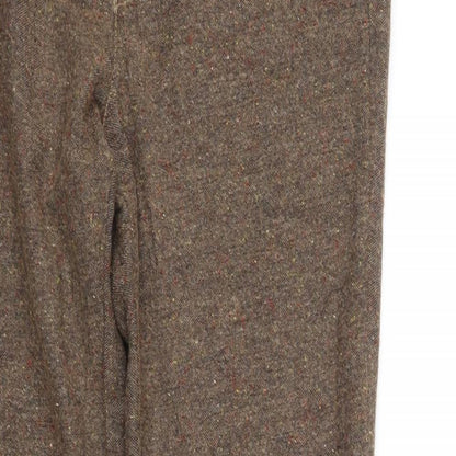 Preloved ASOS Womens Brown   Trousers  Size M L32 in - Detail