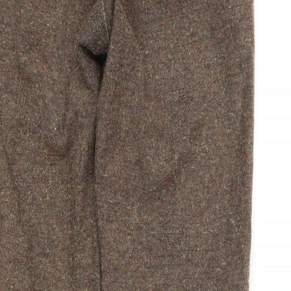 Preloved ASOS Womens Brown   Trousers  Size M L32 in - Label
