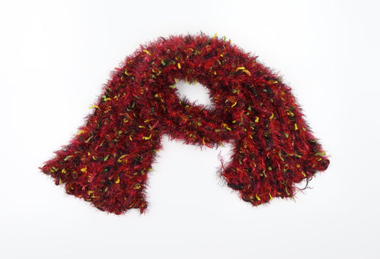 Preworn Womens Red  Knit  Scarf