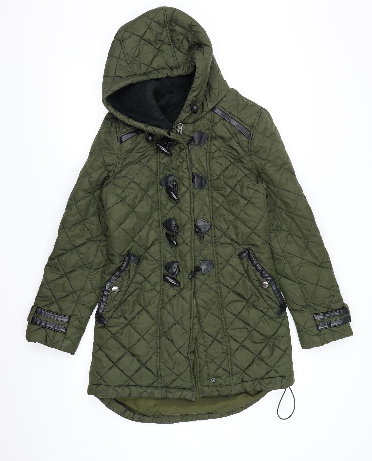 NEXT Womens Green   Quilted Coat Size 6