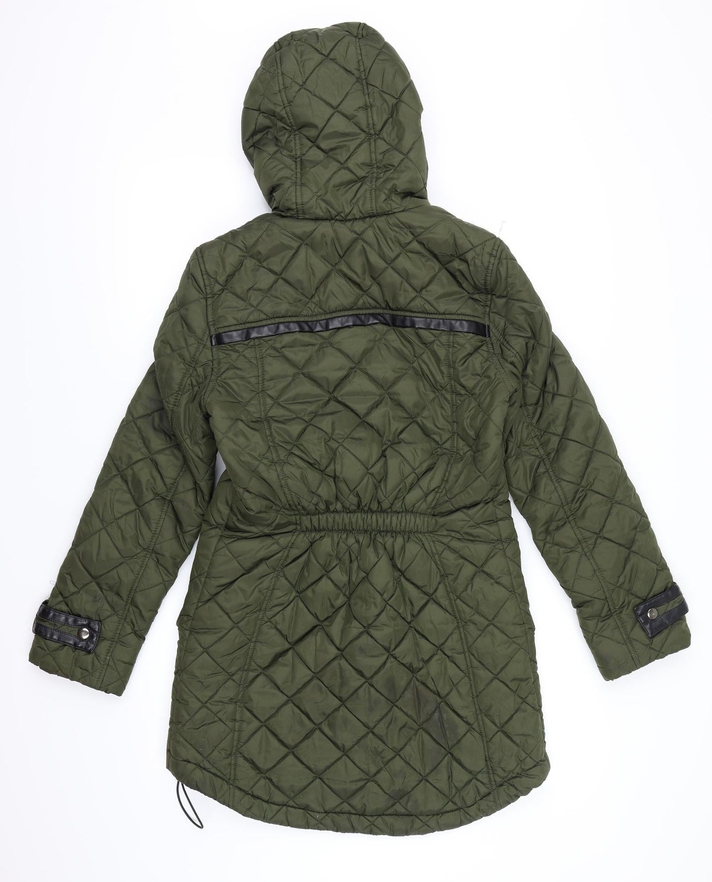 NEXT Womens Green   Quilted Coat Size 6