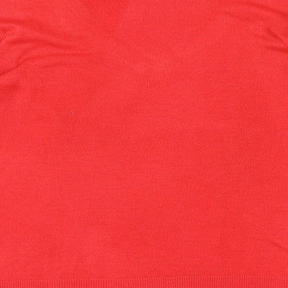 Preloved BHS Womens Red  Knit Pullover Jumper Size 22 - Label