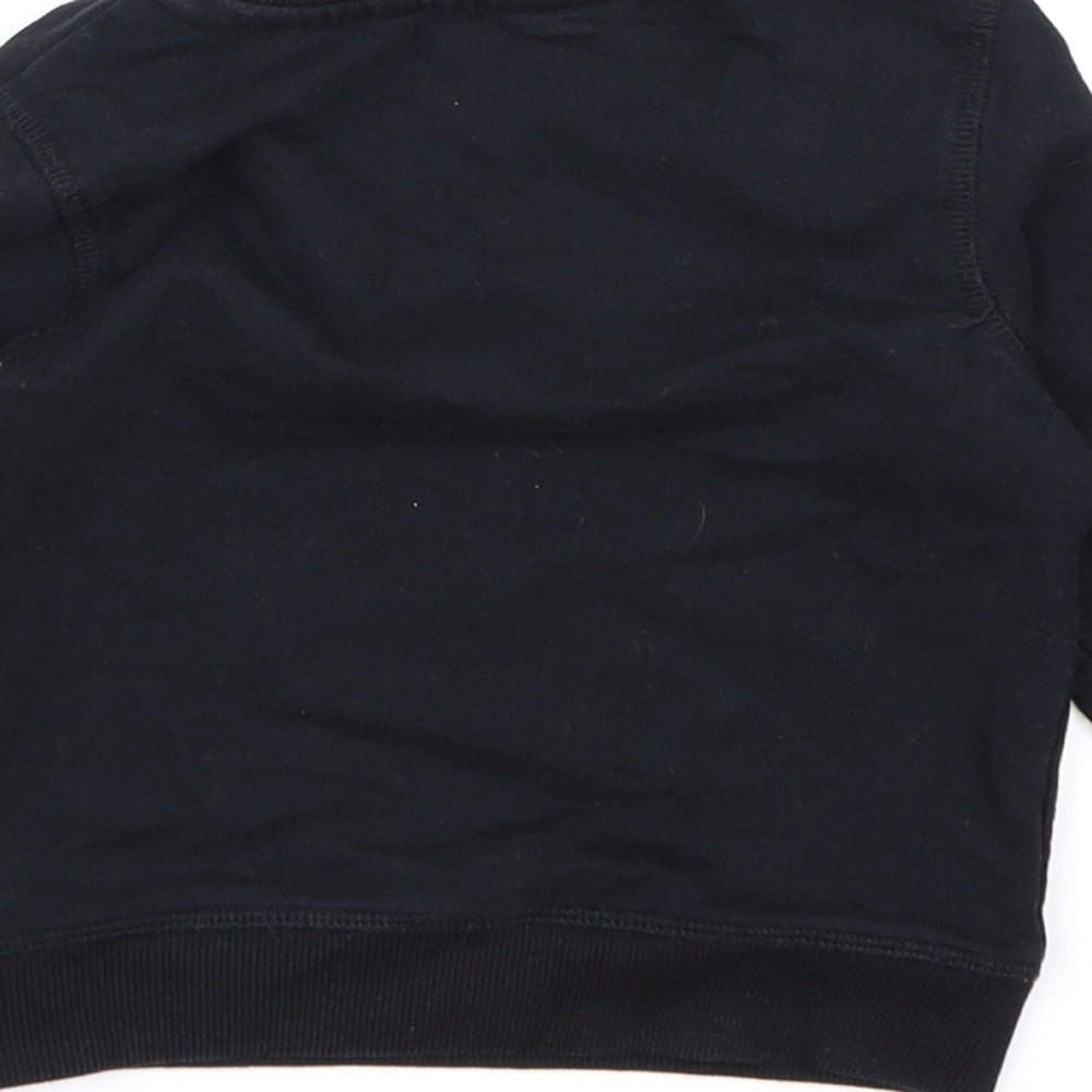 George Boys Black  Jersey Pullover Jumper Size 18-24 Months
