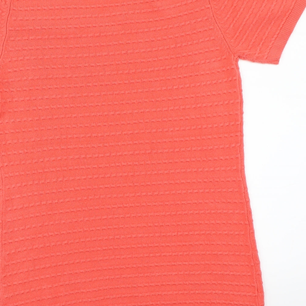 Papaya Womens Pink  Knit Pullover Jumper Size 8