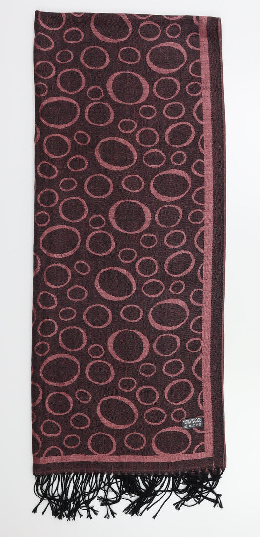 Preworn Womens Pink Floral   Scarf
