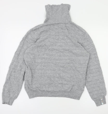 Preloved CC Womens Grey   Pullover Jumper Size L - Back