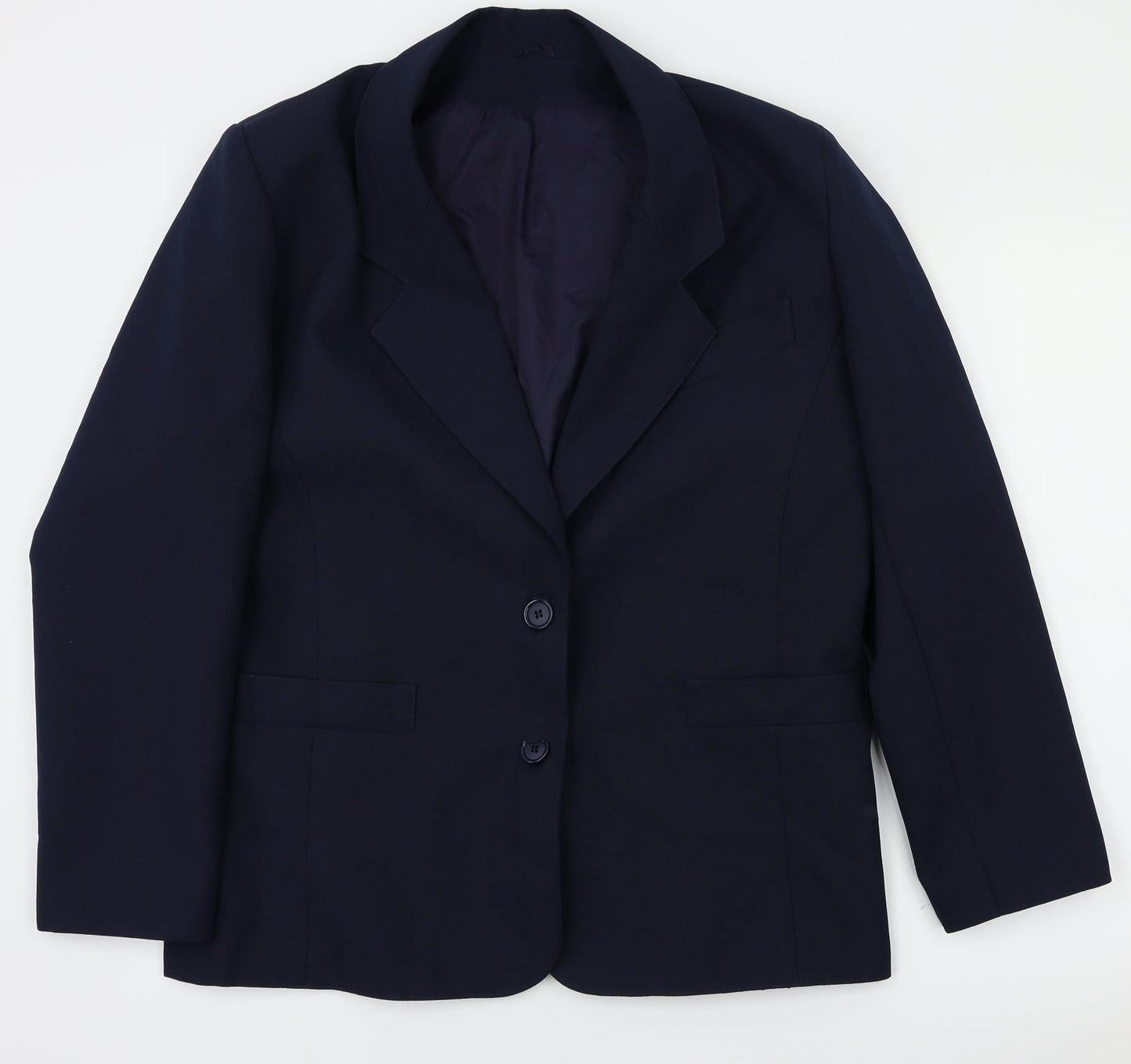 Debenhams Womens Blue Houndstooth  Jacket Blazer Size 12