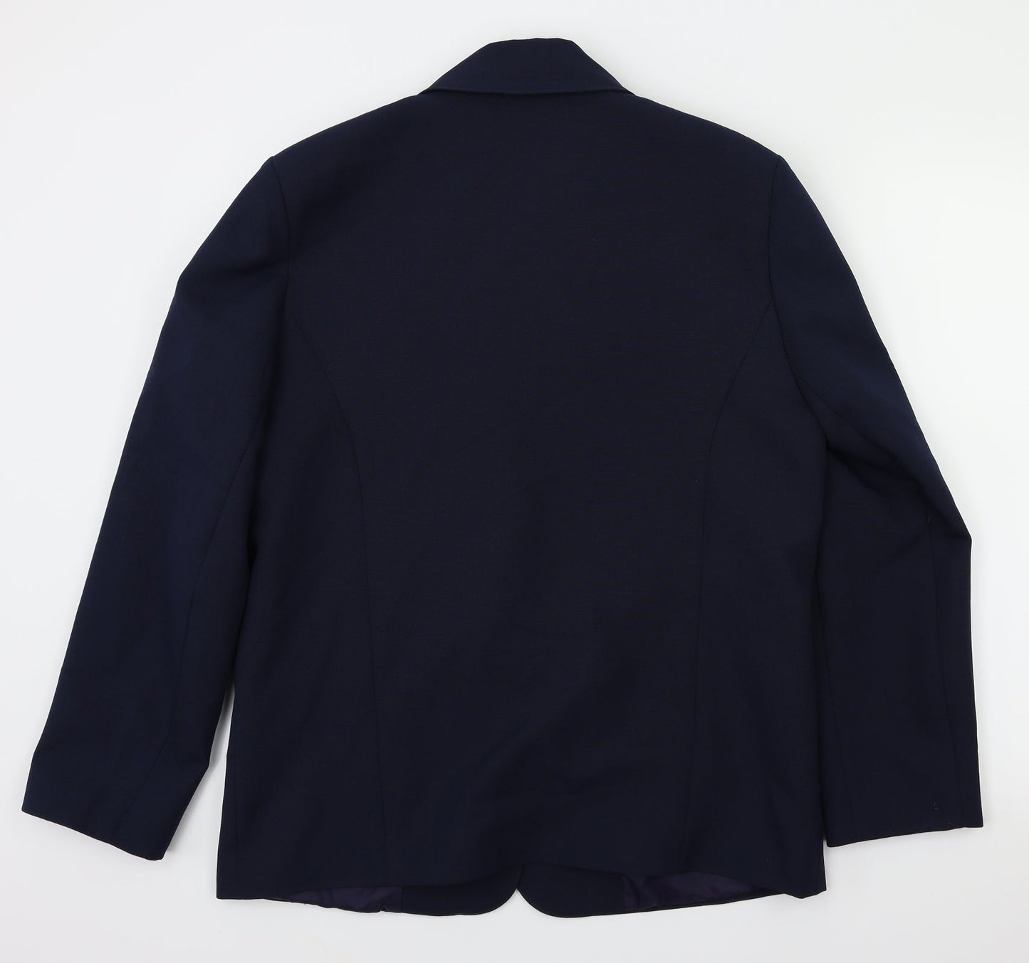 Debenhams Womens Blue Houndstooth  Jacket Blazer Size 12